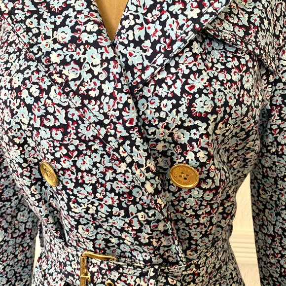 Michael Michael Kors floral trench coat $250 - Picture 7 of 15